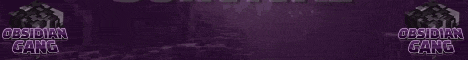 Obsidian Gang Minecraft Server v1.21.4 | USA Community