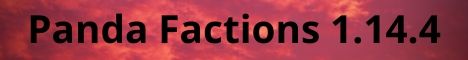 Panda Factions - Minecraft Server | USA - Join the Adventure!